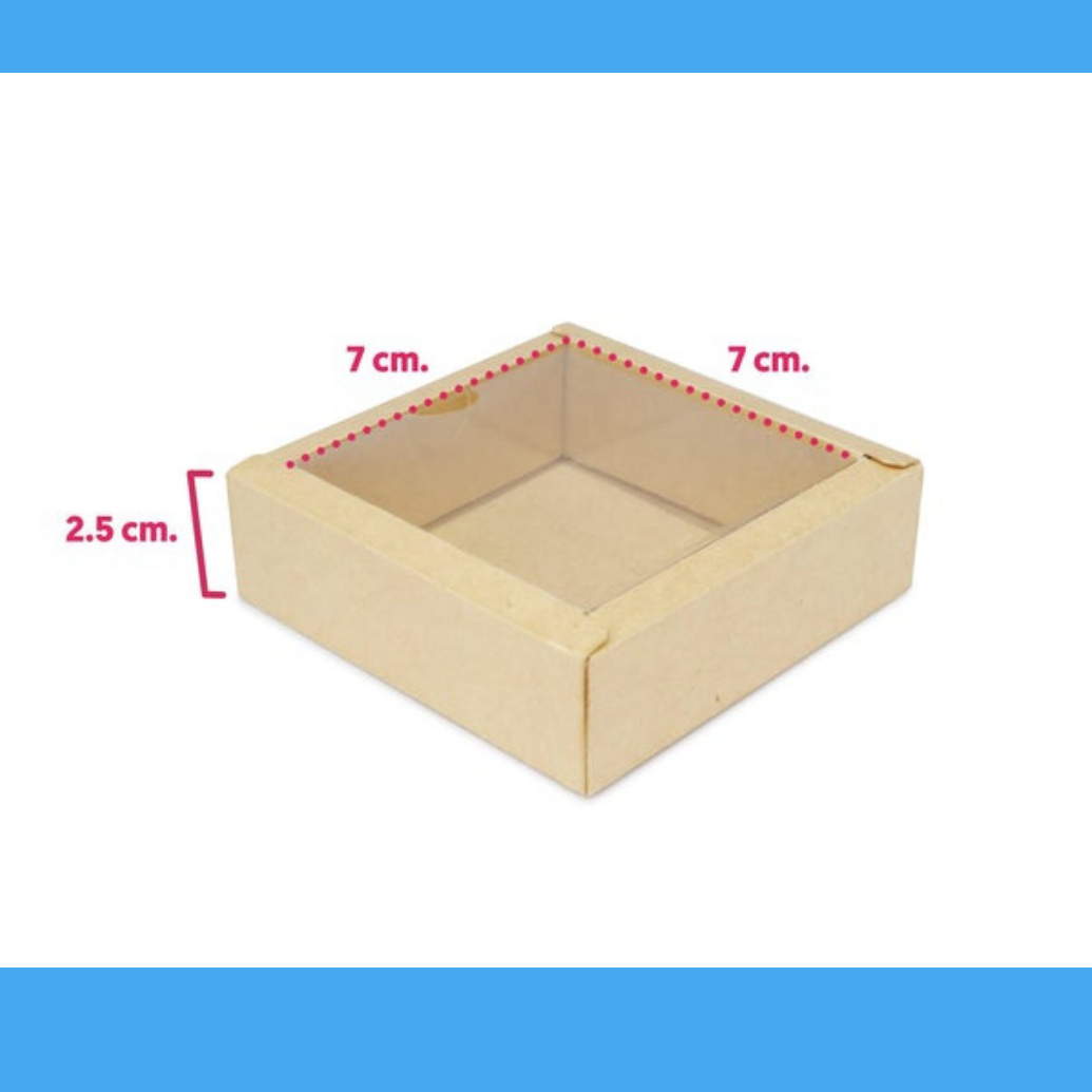 Kraft Multipurpose Rectangular Cardboard Tray - Recycled Material